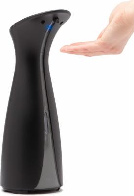 Umbra-Otto-250ml-Automatischer-Bewegungssensor-Touchless-Seifenspender-mit-Infrarot-Sensor-fuer-Fluessigseife-Handdesinfektionsmittel-und-Spuelmittel-Kunststoff-Schwarz