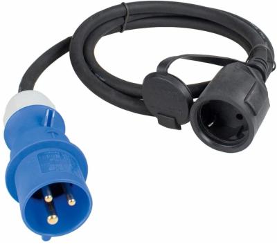 as-Schwabe-CEE-Adapterleitung-Caravan-250-Volt-CEE-Stecker-und-Schutzkontaktkupplung-–-IP44-Wohnmobil-Zubehoer-mit-Schutzkappe-–-3-polige-Leitung-fuer-Europa-Schuko-Stecker-–-Made-in-Germany-Blau-I-60488
