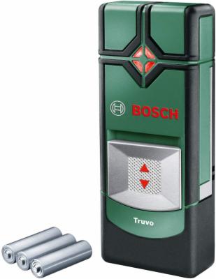 Bosch-Ortungsgeraet-Truvo-fuer-Metall-und-stromfuehrende-Leitungen-in-70-50-mm-Erfassungstiefe-Kartoninhalt-Truvo-3x-AAA-Batterien-in-Dose