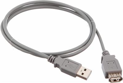PremiumCord-USB-2-0-Verlaengerungskabel-1m-Datenkabel-HighSpeed-bis-zu-480Mbit-s-Ladekabel-USB-2-0-Typ-A-Buchse-auf-Stecker-2x-geschirmt-Farbe-grau-Laenge-1m-kupaa1