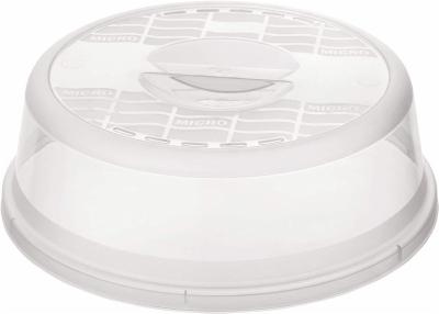 Rotho-Basic-Mikrowellenabdeckhaube-Kunststoff-Transparent-Durchmesser-26-5-cm