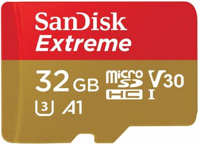 SanDisk-Extreme-microSDHC-32GB-SD-Adapter-Rescue-Pro-Deluxe-100MB-s-A1-C10-V30-UHS-I-U3