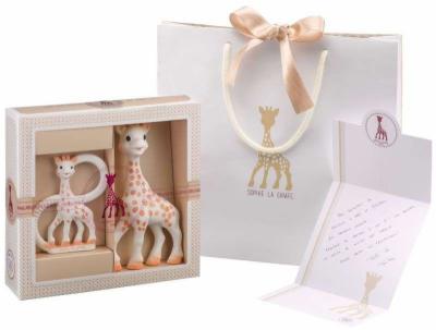 Sophie-la-Girafe-–-Geschenkbox-zur-Geburt-Beissring-–-100-Naturkautschuk-–-Aktivitaetsset-fuer-Kinder-–-Fruehes-Lernspielzeug-Sophiesticated-Willkommensgruss-Set-Nr-1-1-Sophie-la-girafe-mit-1-Beissring