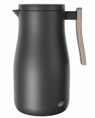 alfi-Isolierkanne-STUDIO-ALLURE-Velvet-Black-Mat-1-Liter-|-Kaffeekanne-|-1397232100-|-12-Std-heiss-und-24-Std-kalt-|-Thermoskanne-Premium-Schwarz-Matt