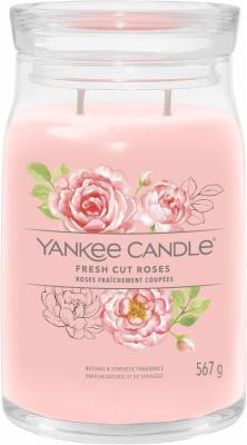 Yankee-Candle-Signature-Fresh-Cut-Roses-Duftkerze-im-Grossen-Glas-Yankee-Candle-Duftkerze-Frisch-Geschnittene-Rosen-Lange-Brenndauer-Perfektes-Frauen-Geschenk
