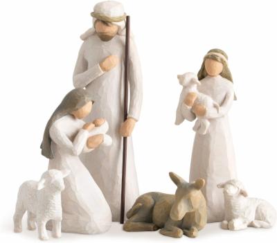 Enesco-Willow-Tree-Nativity-Figurine-Heilige-Familie-26005