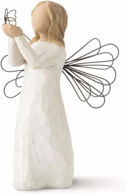 Willow-Tree-26219-Figur-Engel-der-Freiheit-Angel-of-Freedom-Kunstharz-Natur-12-5-x-6-x-9-cm