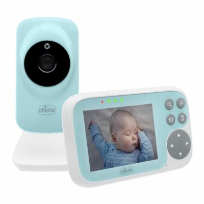 Chicco-Video-Babyphone-Start-mit-3-2-Farbbildschirm-200-m-Reichweite-Infrarot-Nachtsicht-Smart-Eco-Modus-Funktion-wiederaufladbare-Batterie