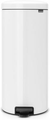Brabantia-Treteimer-mit-Inneneimer-aus-Kunststoff-Stahl-Weiss-30-Liter-10-Jahre-Garantie-111785